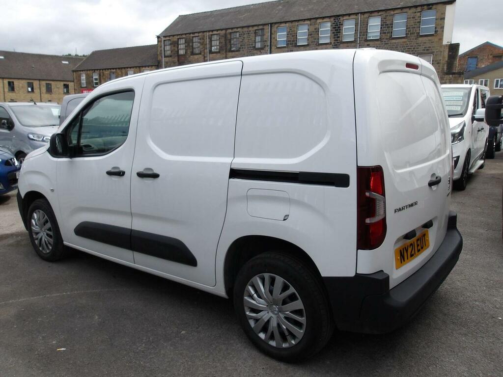 Peugeot Partner 1.5 Bluehdi 1000 Professional Standard Panel Van S NY21EUT White #6