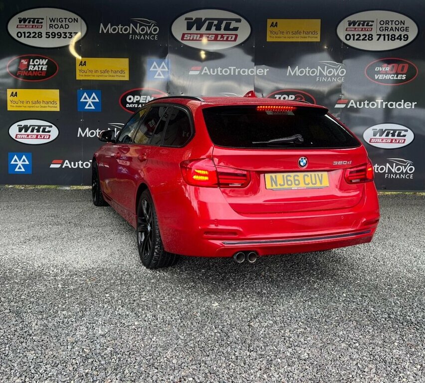 BMW 3 Series 2L Sport NJ66CUV Red #3