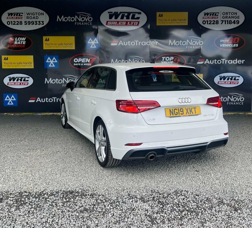 Audi A3 1L S Line NG19XKT White #3