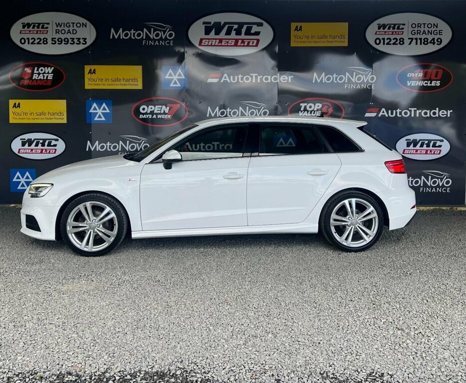 Audi A3 1L S Line NG19XKT White #2