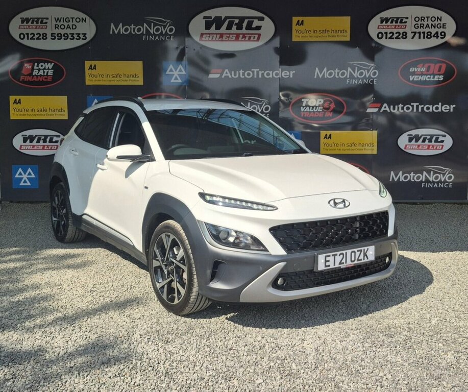 Hyundai Kona 1L Premium ET21OZK White #4
