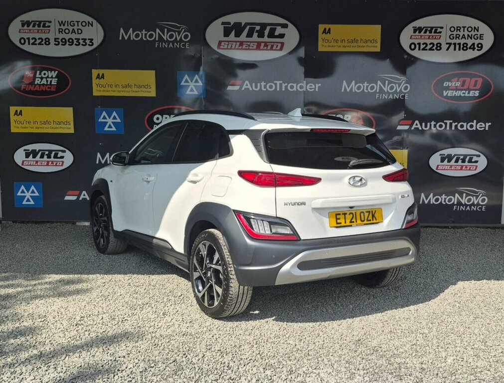 Hyundai Kona 1L Premium ET21OZK White #3