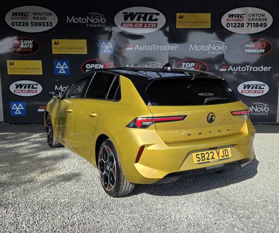Vauxhall Astra 1.2L Gs Line SB22YJD Yellow #3