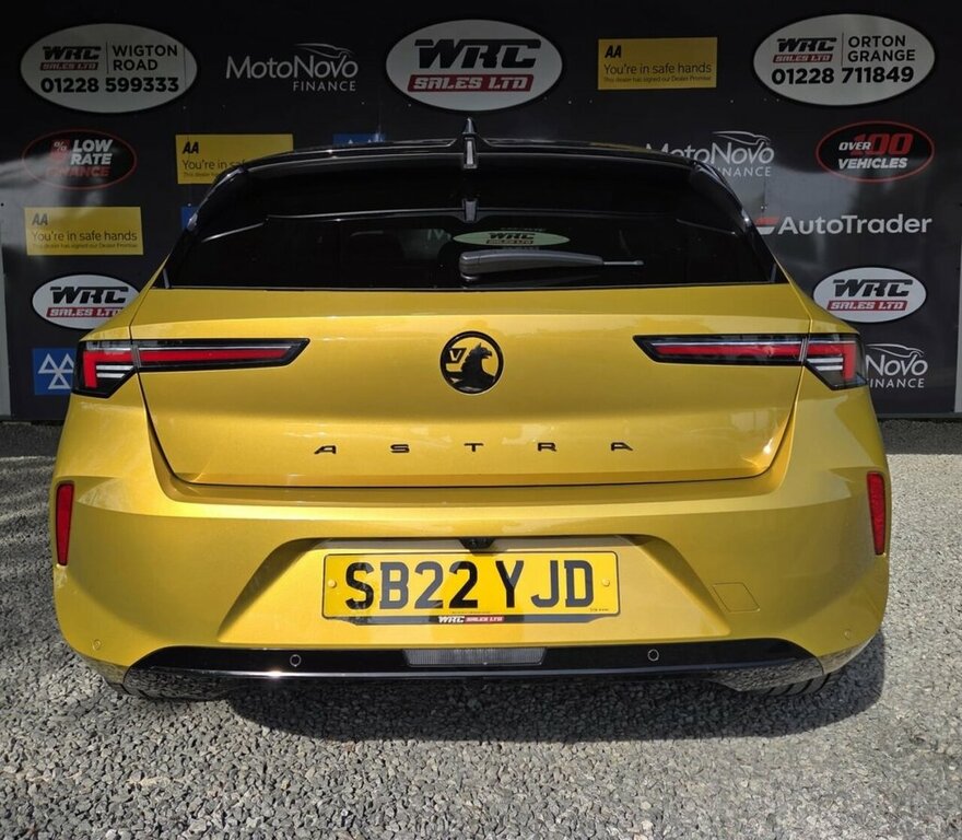 Vauxhall Astra 1.2L Gs Line SB22YJD Yellow #6