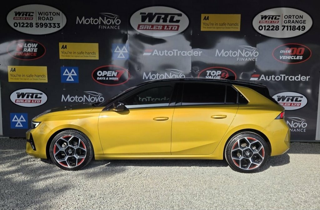 Vauxhall Astra 1.2L Gs Line SB22YJD Yellow #2