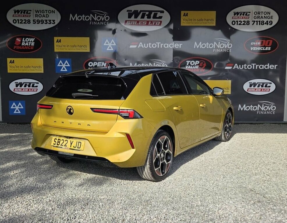 Vauxhall Astra 1.2L Gs Line SB22YJD Yellow #5