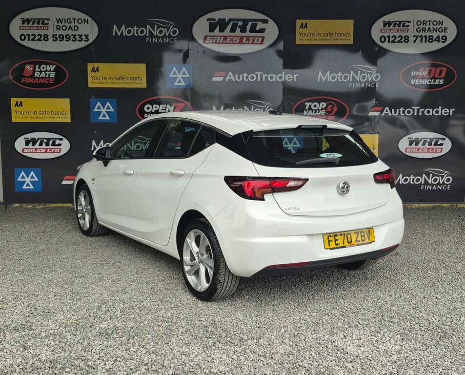 Vauxhall Astra 1.2L Sri Nav FE70ZBV White #3