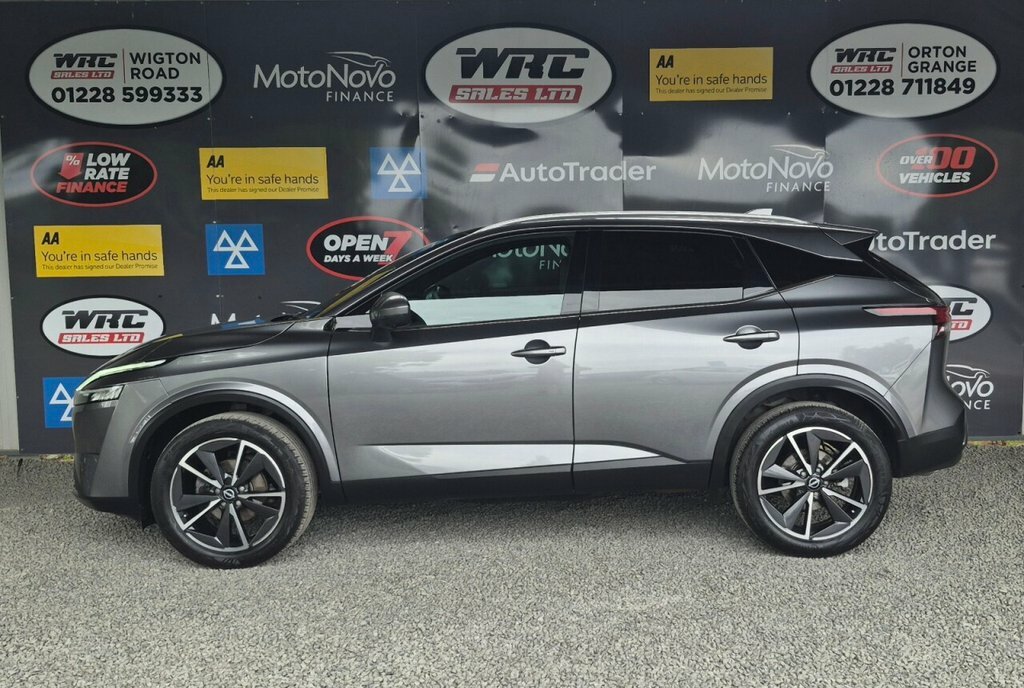 Nissan Qashqai 1.3L Tekna BT73YRR Grey #2