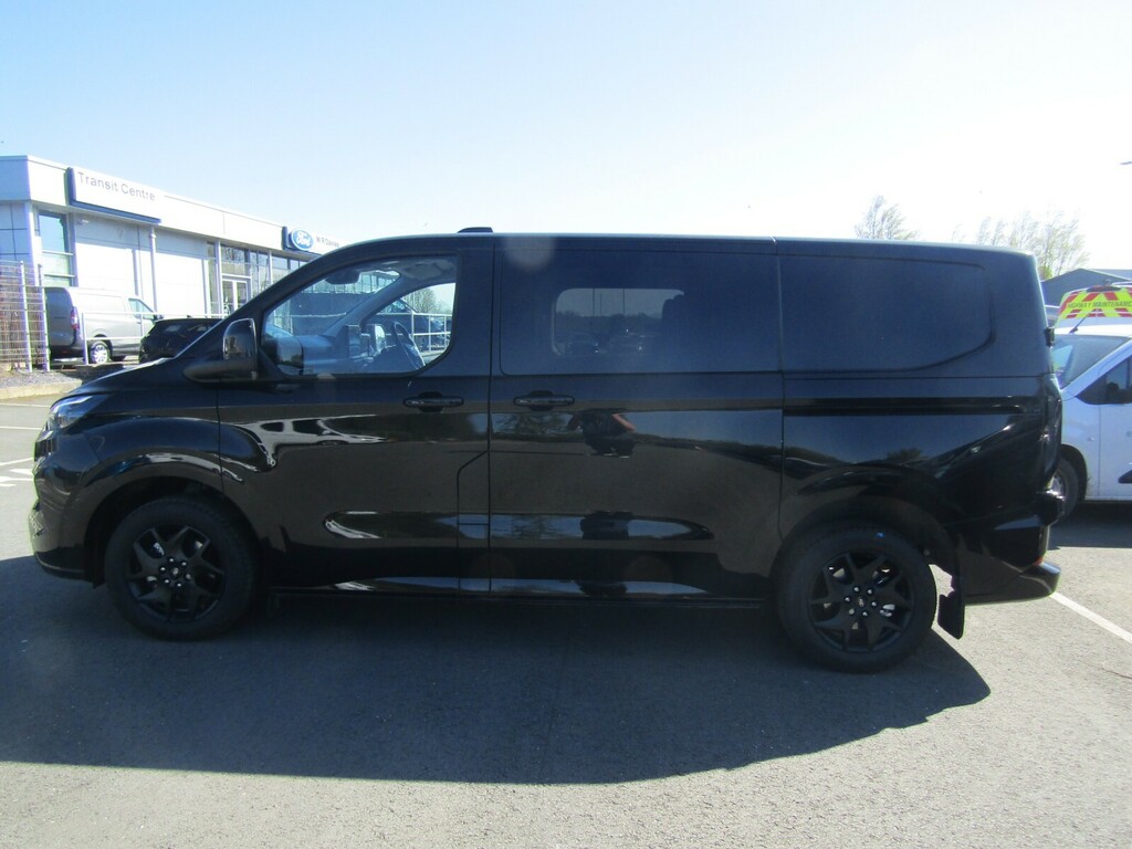 Ford Transit Custom 2.0D Ecoblue 136Ps H1 Double Cab Van Limited WT25FXH Black #6