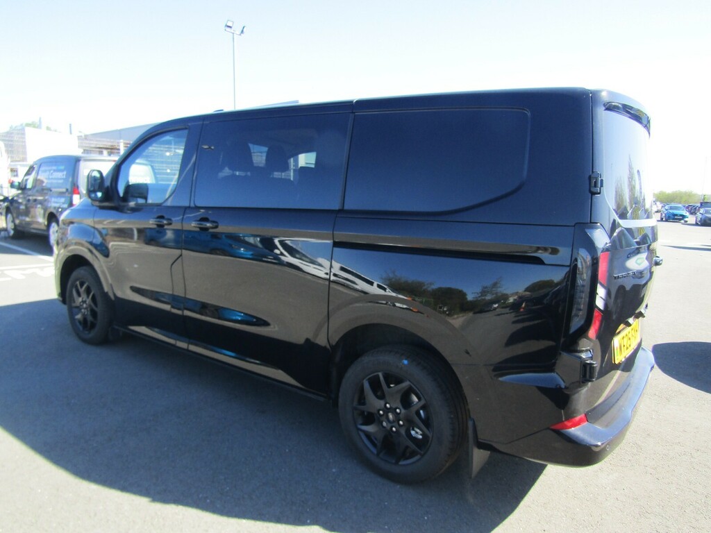 Ford Transit Custom 2.0D Ecoblue 136Ps H1 Double Cab Van Limited WT25FXH Black #2