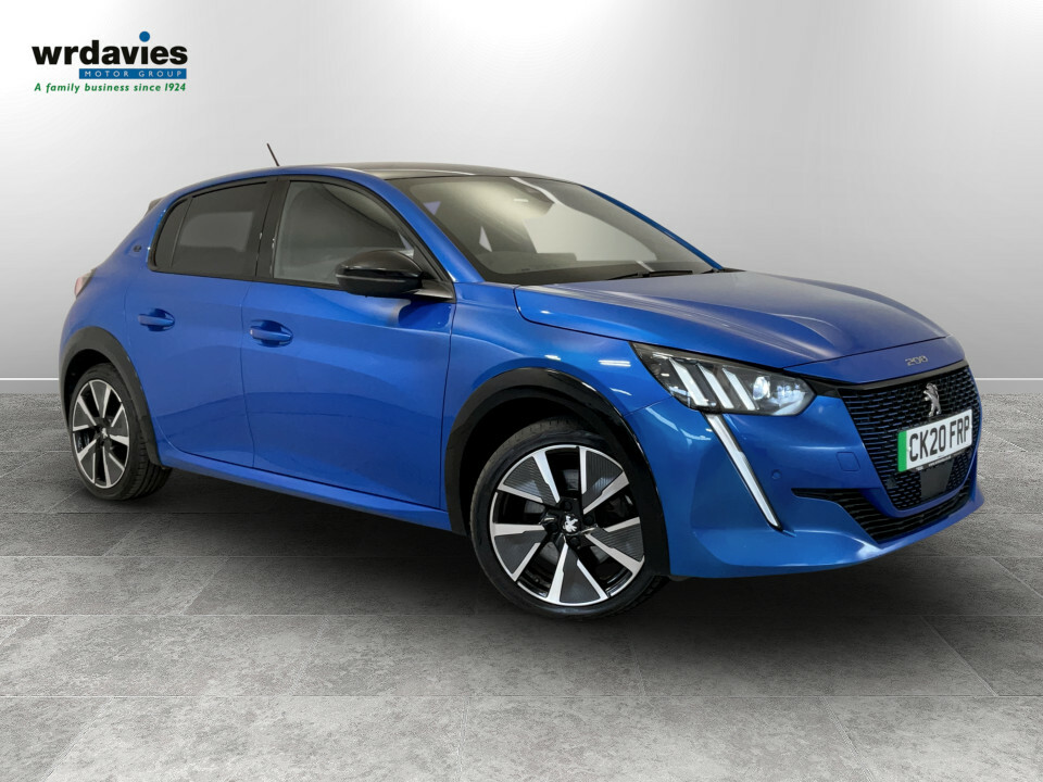 Peugeot e-208 100Kw Gt Line 50Kwh Blue