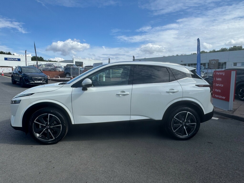 Nissan Qashqai 1.3 Dig-t Mh Tekna White #5