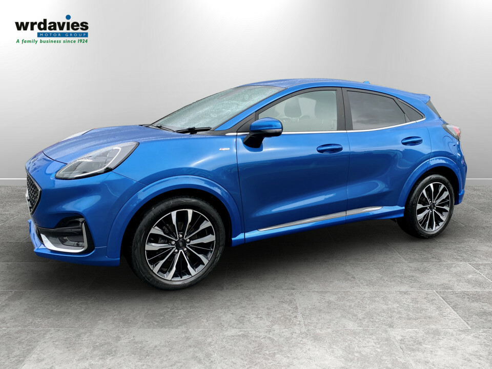Ford Puma 1.0 Ecoboost Hybrid Mhev 155 St-line Vignale YD23HLL Blue #4