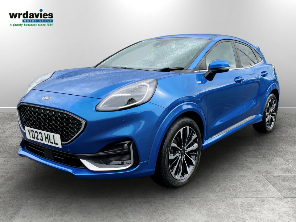 Ford Puma 1.0 Ecoboost Hybrid Mhev 155 St-line Vignale YD23HLL Blue #3