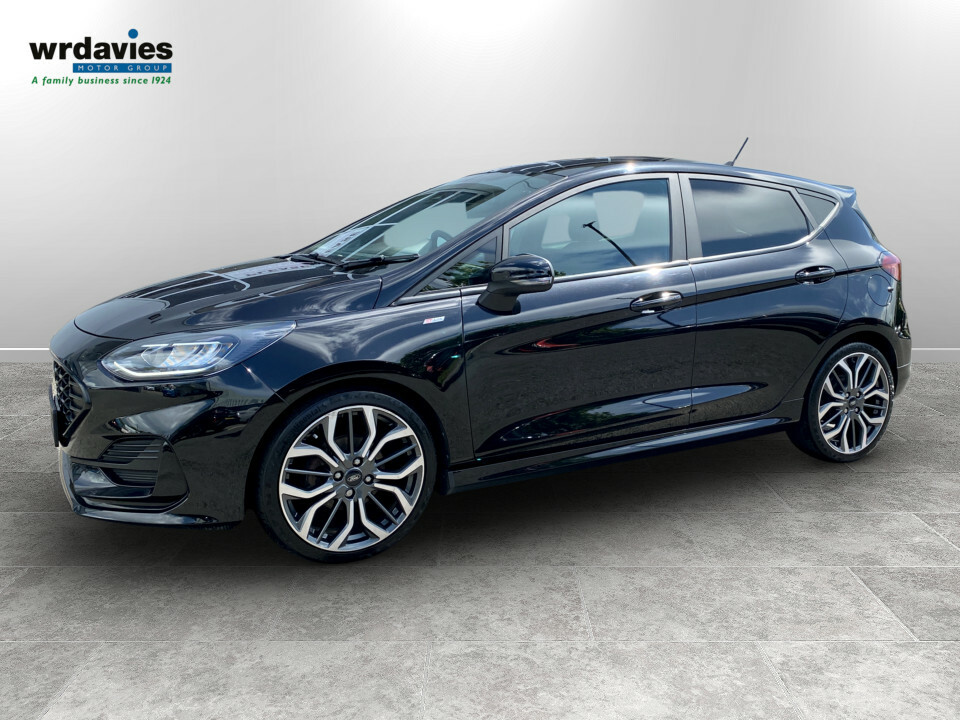 Ford Fiesta 1.0 Ecoboost Hybrid Mhev 125 St-line X PK23SVJ Black #4