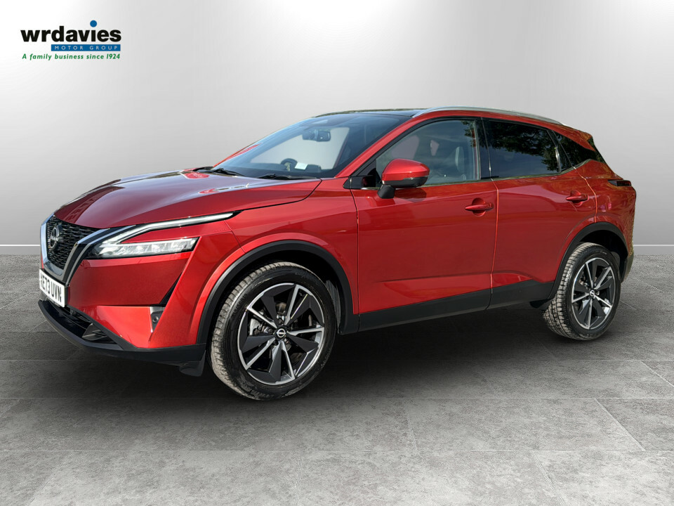 Nissan Qashqai 1.3 Dig-t Mh Tekna KE73UVN Red #3