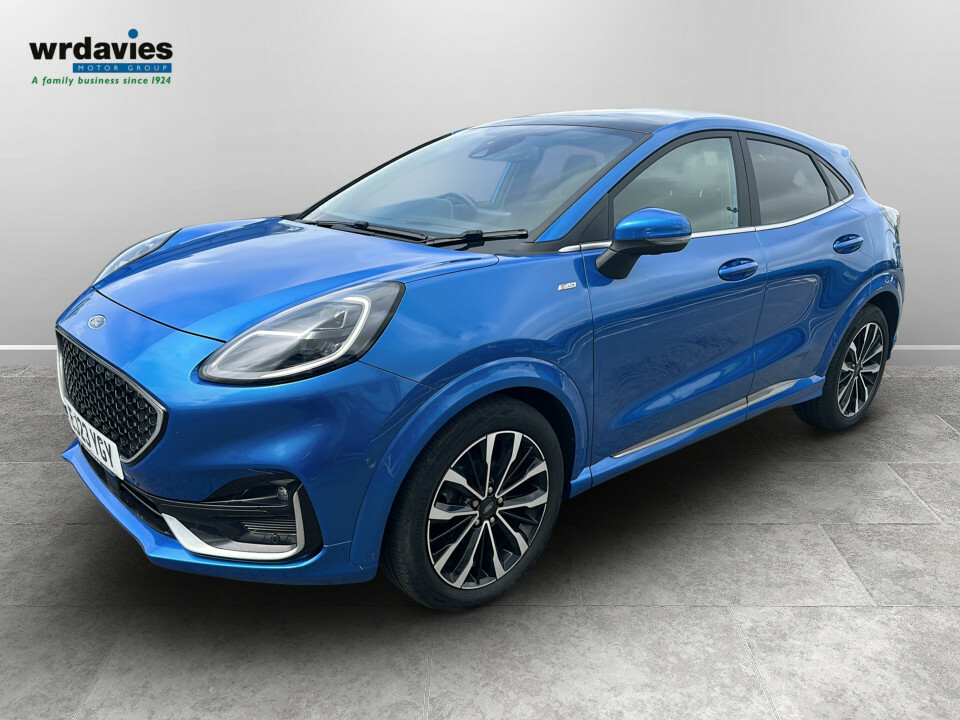 Ford Puma 1.0T Ecoboost Hybr Mhev 155 St-line Vignale Au EJ23YGY Blue #3