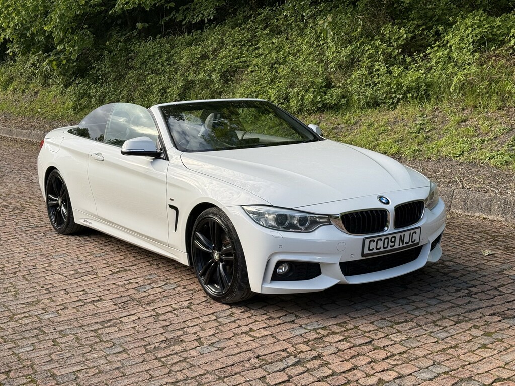 BMW 4 Series 2.0 420D M Sport Convertible CC09NJC White #4