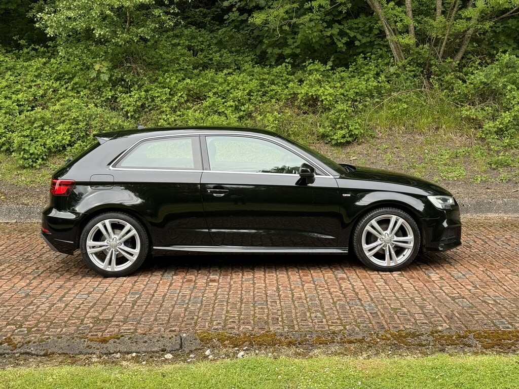 Audi A3 2.0 Tdi S Line RV66BJZ Black #2