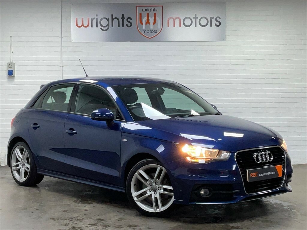 Audi A1 1.6 Tdi S Line Sportback Euro 5 Ss Blue
