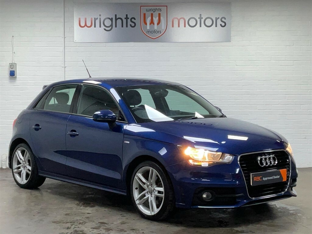 Audi A1 1.6 Tdi S Line Sportback Euro 5 Ss Blue #2