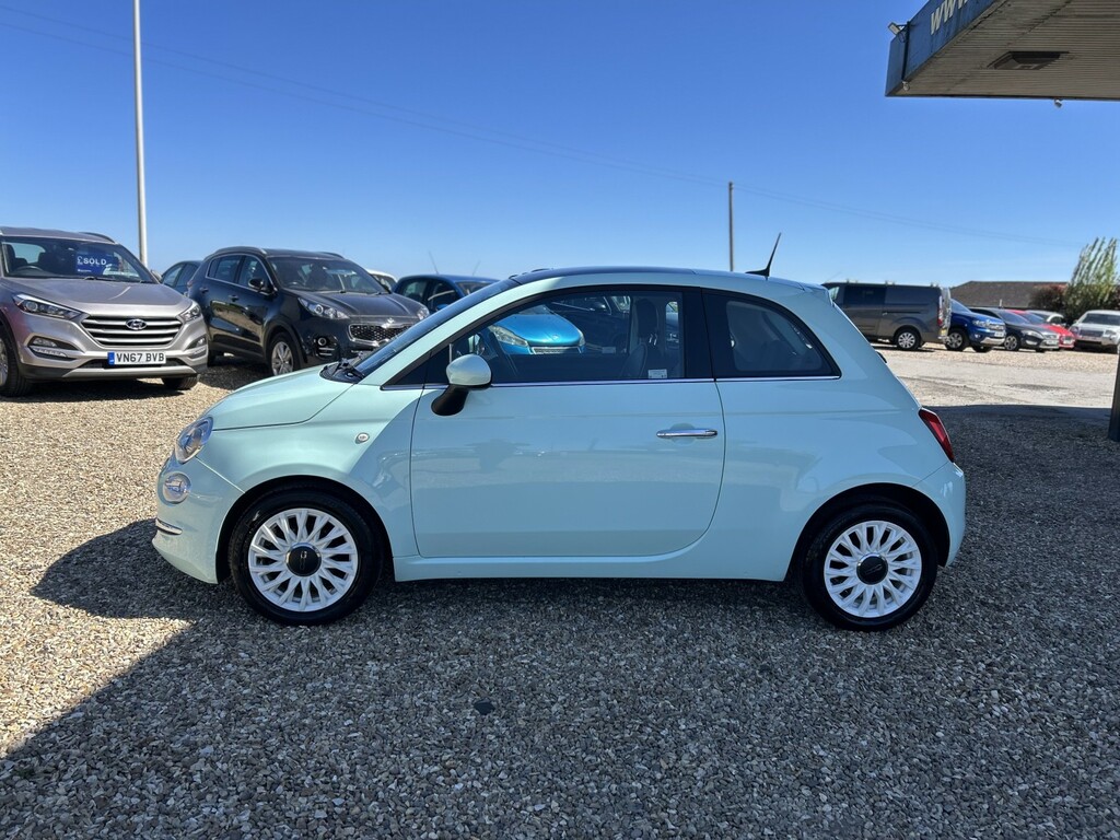 Fiat 500 Hatchback 1.2 500 My17 1.2 69Hp Lounge 2017 WO17CZG Green #4