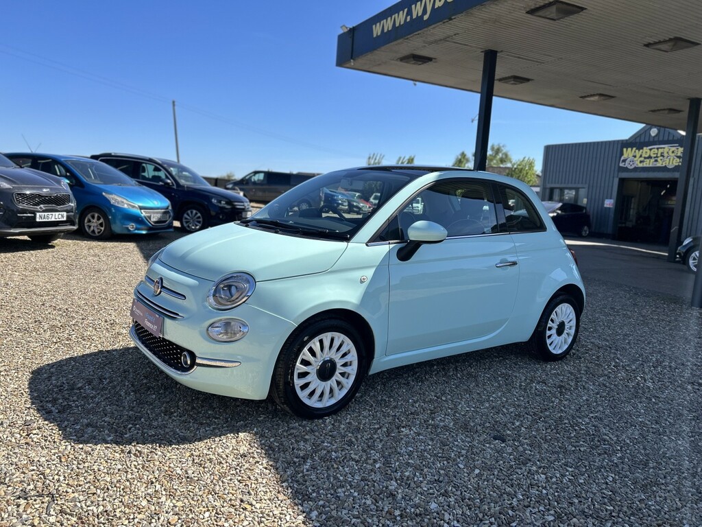 Fiat 500 Hatchback 1.2 500 My17 1.2 69Hp Lounge 2017 WO17CZG Green #3
