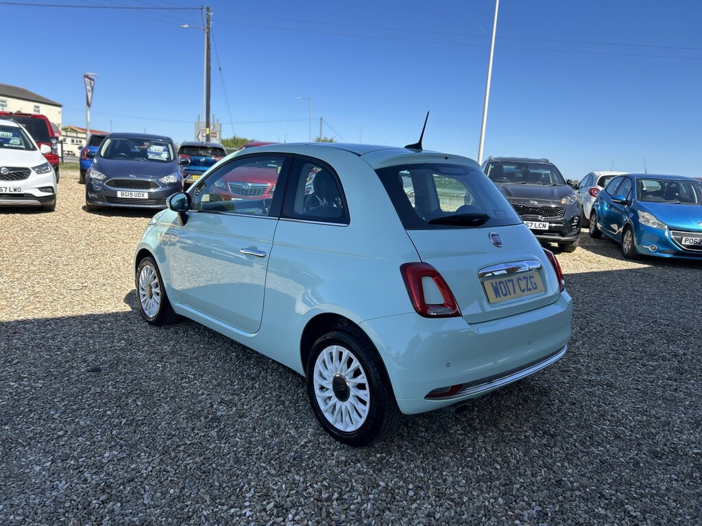 Fiat 500 Hatchback 1.2 500 My17 1.2 69Hp Lounge 2017 WO17CZG Green #5
