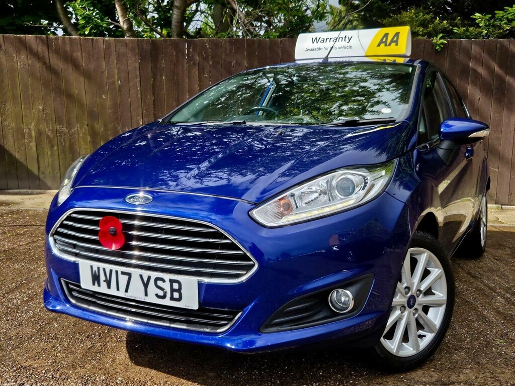Ford Fiesta 1.5 Tdci Titanium Euro 6 WV17YSB Blue #3