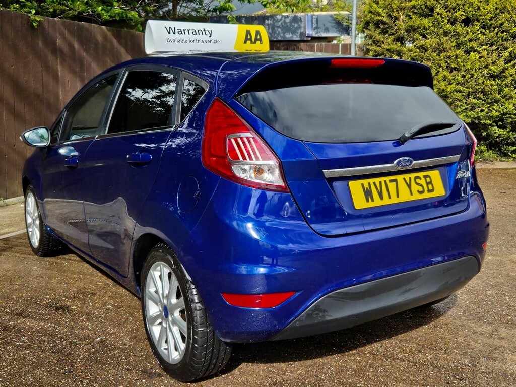 Ford Fiesta 1.5 Tdci Titanium Euro 6 WV17YSB Blue #4