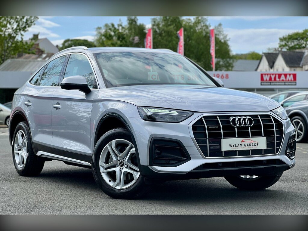 Audi Q5 2.0 Tdi 40 Sport Sportback S Tronic Quattro Euro 6 Silver
