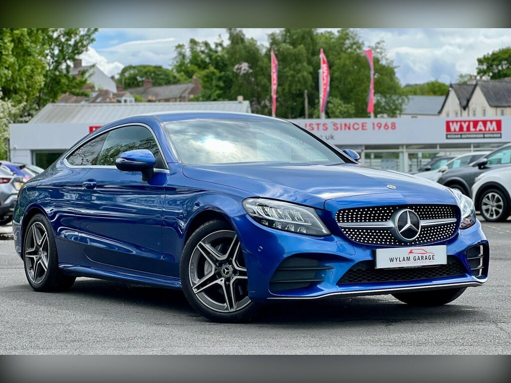 Mercedes-Benz C Class 1.5 C200h Mhev Amg Line Edition G-tronic Euro 6 Blue