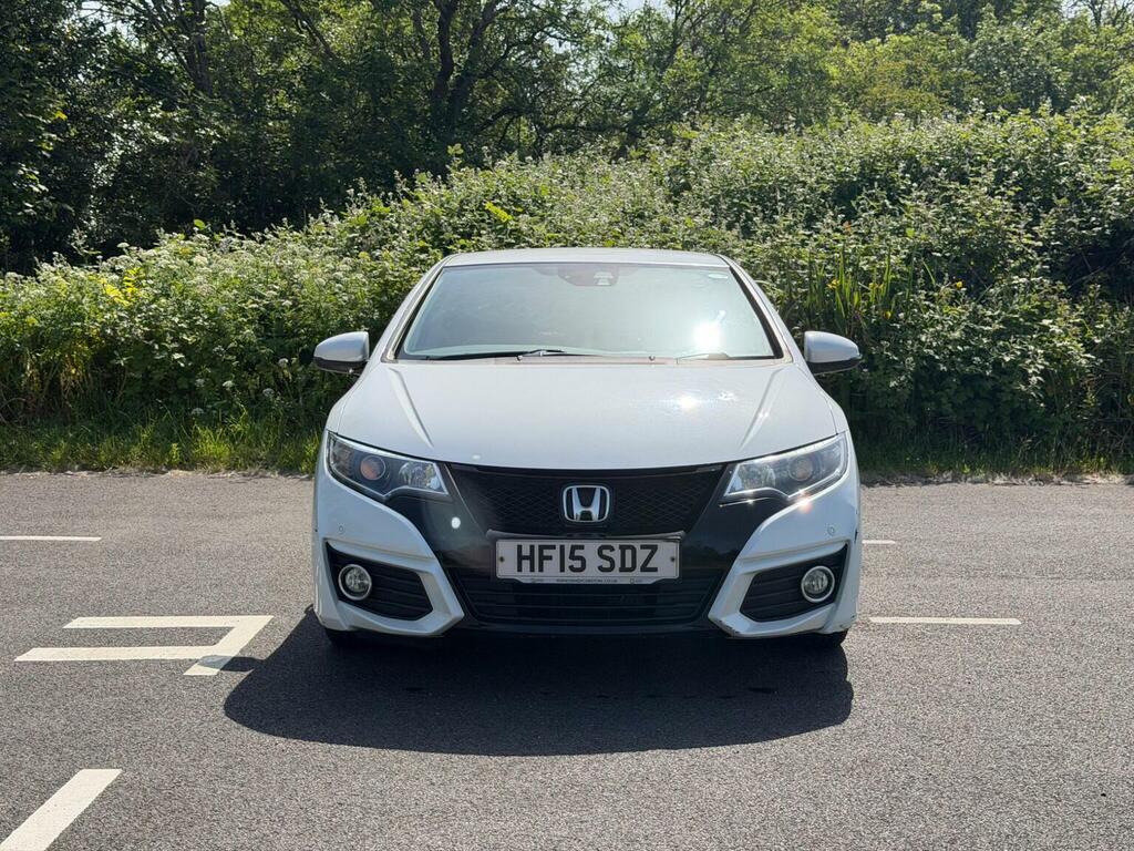 Honda Civic Hatchback 1.8 I-vtec Se Plus Euro 6 Ss 201 HF15SDZ White #6