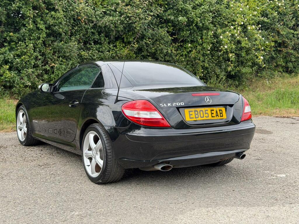 Mercedes-Benz SLK Convertible 1.8 Slk200 Kompressor 200707 Black #4