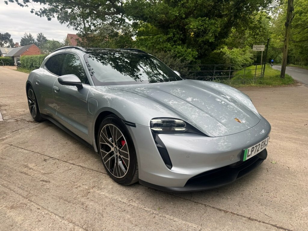 Porsche Taycan Estate Silver