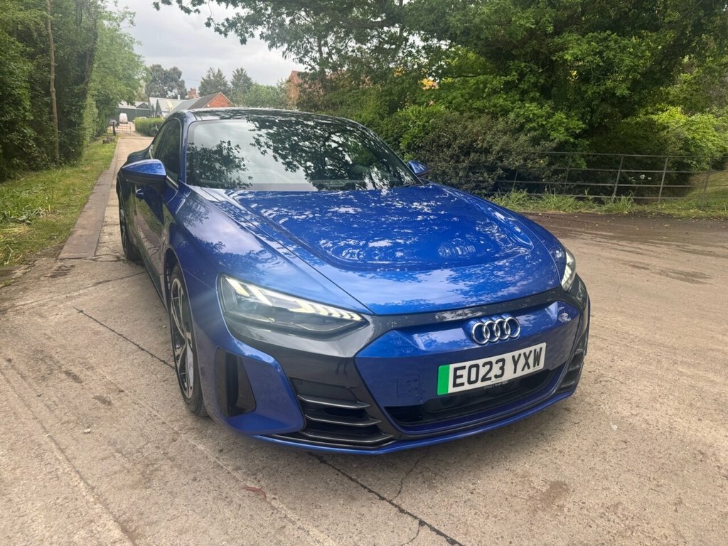 Audi E Tron GT Saloon EO23YXW Blue #3