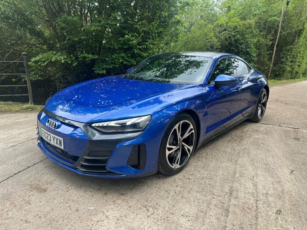 Audi E Tron GT Saloon EO23YXW Blue #5