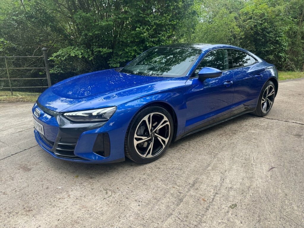 Audi E Tron GT Saloon EO23YXW Blue #6
