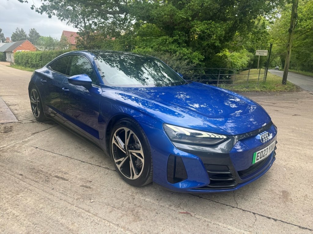 Audi E Tron GT Saloon Blue