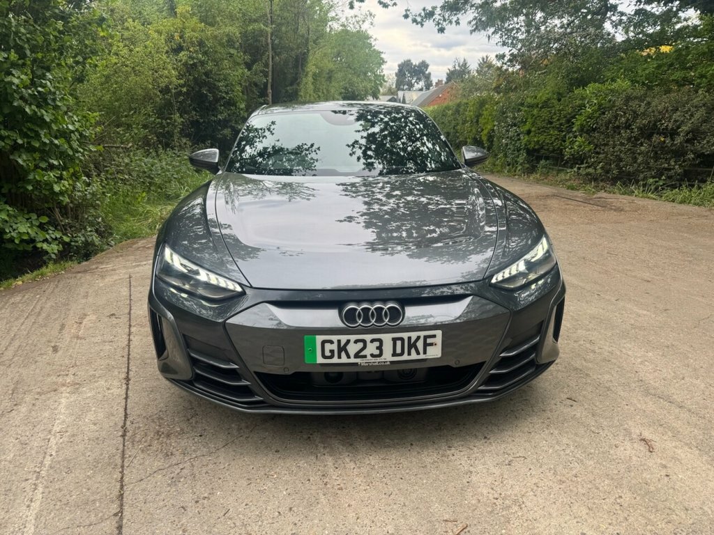 Audi E Tron GT Saloon GK23DKF Grey #4