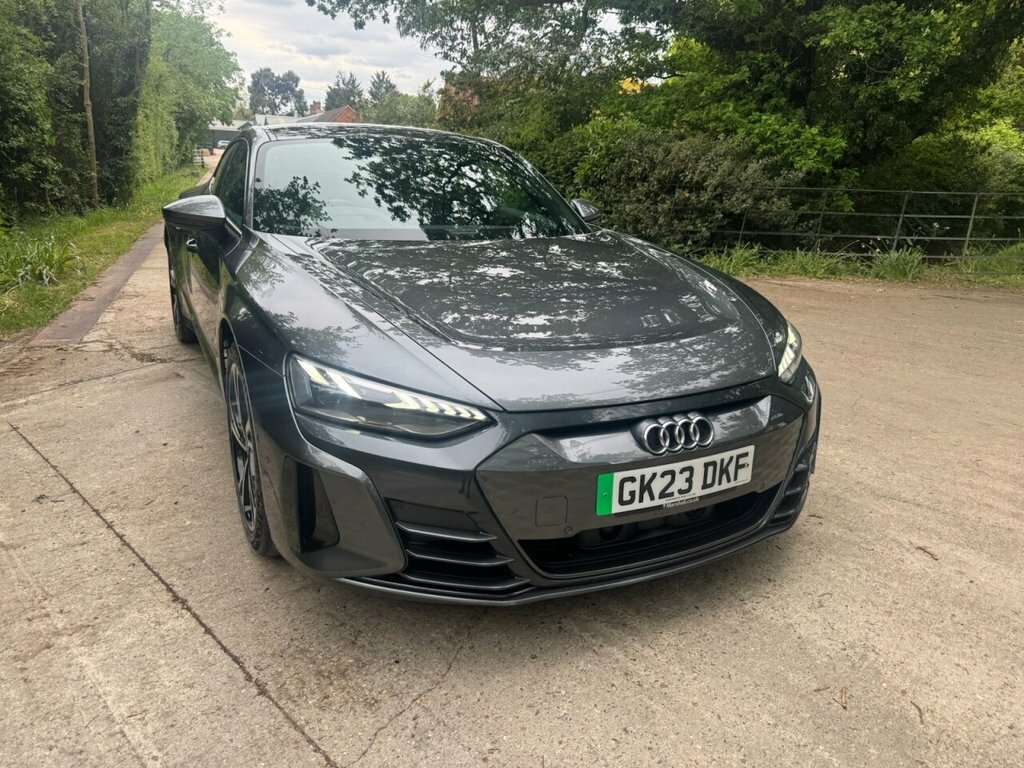 Audi E Tron GT Saloon GK23DKF Grey #3