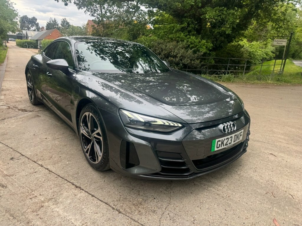 Audi E Tron GT Saloon GK23DKF Grey #2