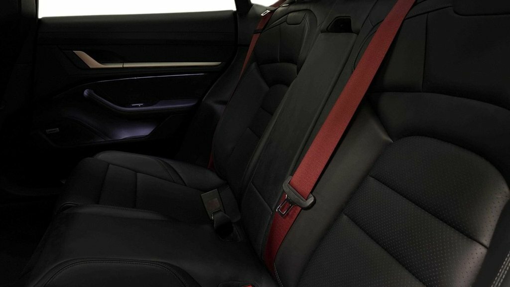 Porsche Taycan Saloon SH71JZM Red #5