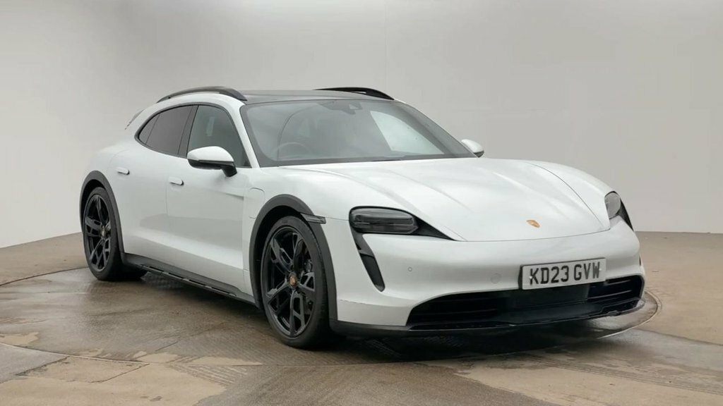 Porsche Taycan Estate White