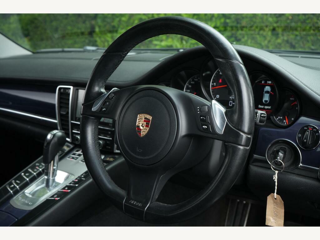 Porsche Panamera Coupe White #2