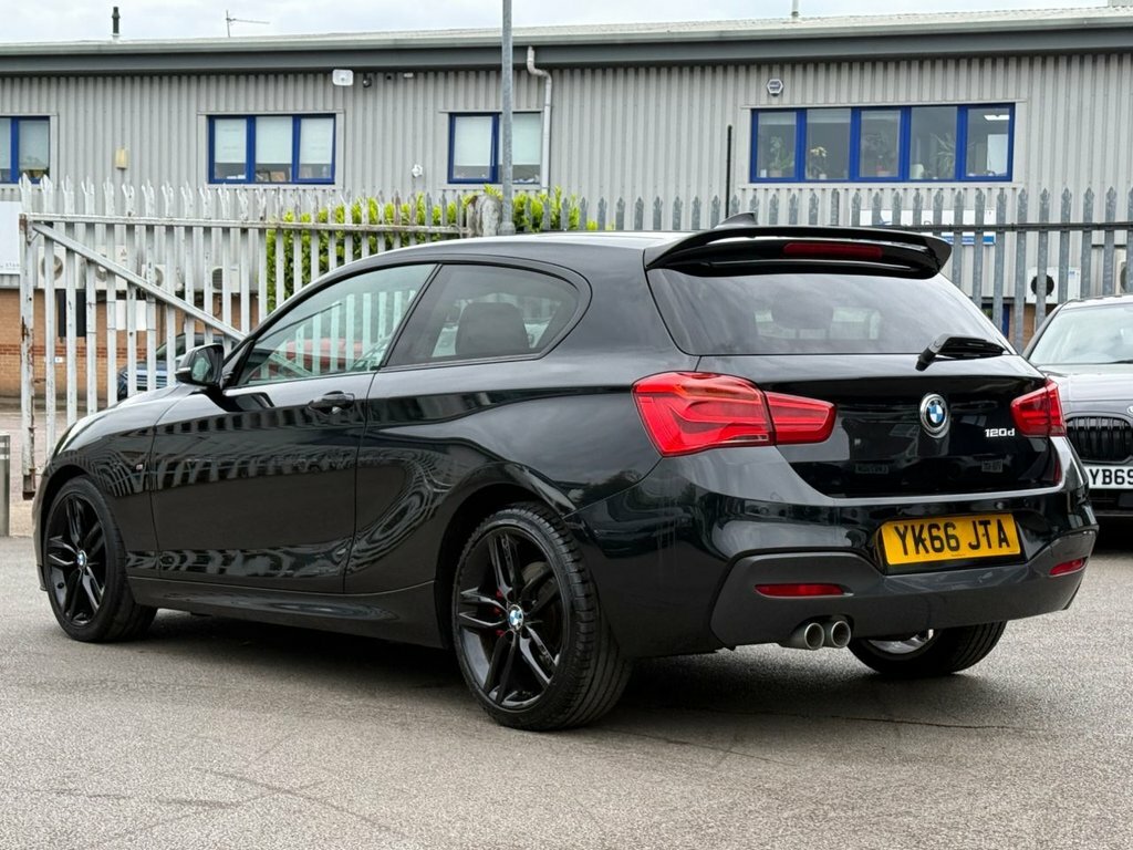 BMW 1 Series 2L M Sport YK66JTA Black #3