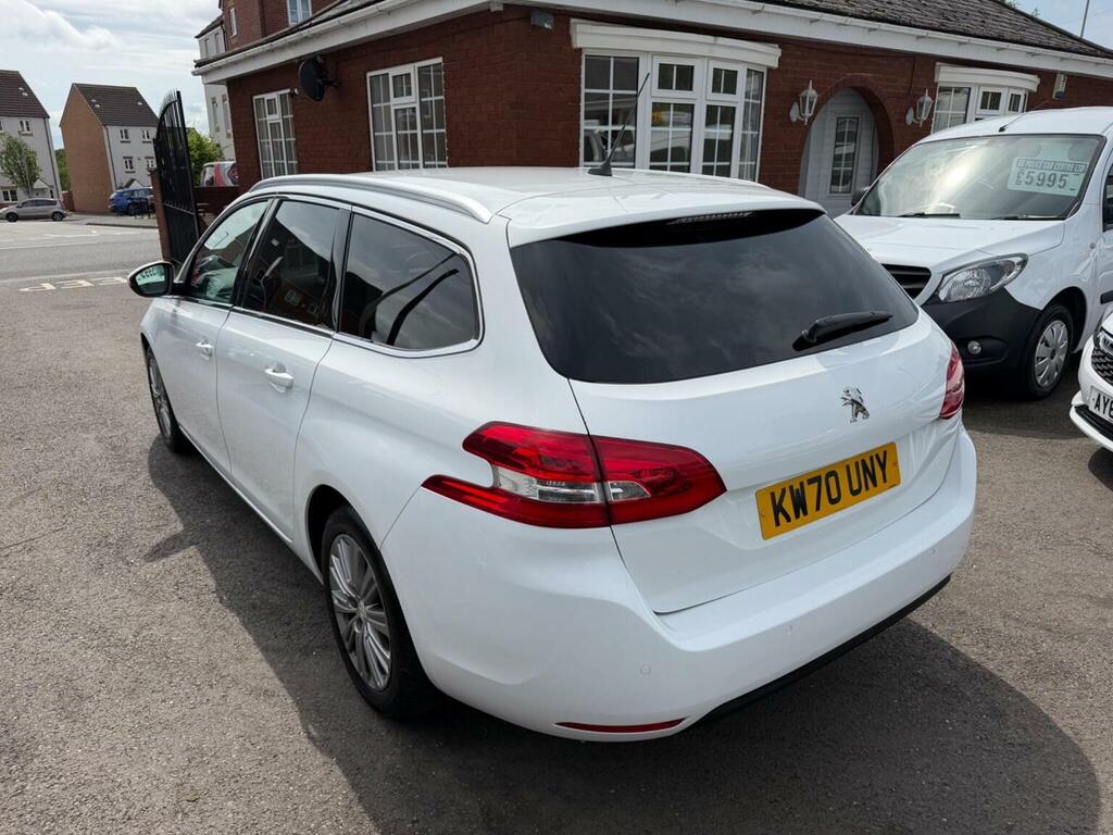 Peugeot 308 SW 1.2 Puretech Gpf Allure Euro 6 Ss KW70UNY White #2