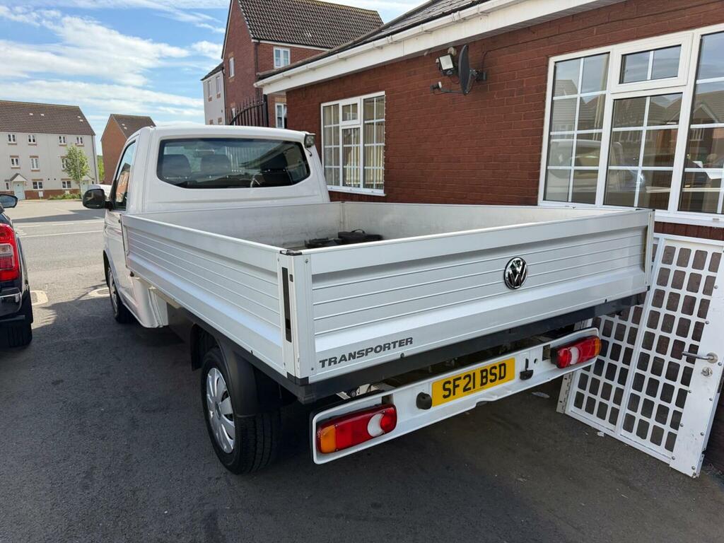 Volkswagen Transporter 2.0 Tdi T30 Low Loader Dropside Lwb Euro 6 Ss 2 SF21BSD White #2