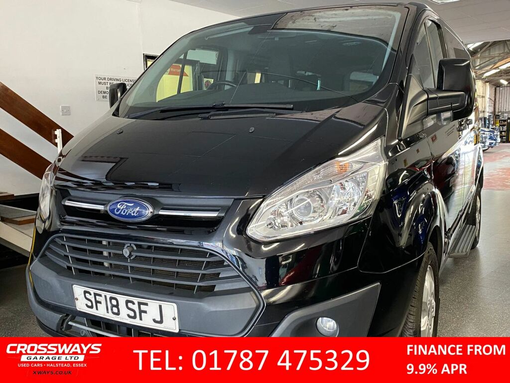 Ford Tourneo Custom 2.0 310 Ecoblue Titanium Minibus Double Cab Di Black
