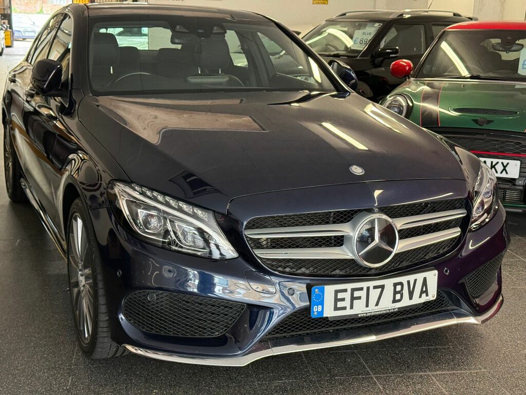 Mercedes-Benz C Class 2.0 C200 Amg Line Premium Plus Saloon EF17BVA Blue #4